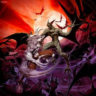 Vampire Vs Werewolf By Genzoman