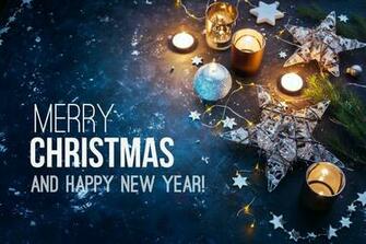 Holiday Christmas Candle Ornaments Wallpaper
