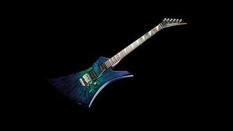 Black Background Guitars Jackson Music Wallpaper