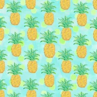 Pineapples And Polka Dots Pattern Art Print By Lisa Argyropoulos