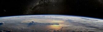 Wallpaper Earth Space Station