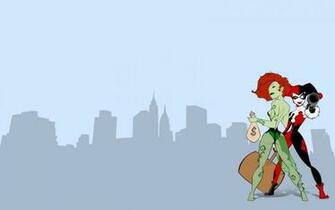 Girls Image Poison Ivy Harley Quinn Widescreen Wallpaper Photos