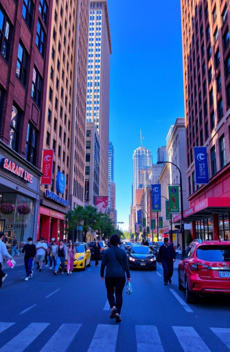 City Street Background