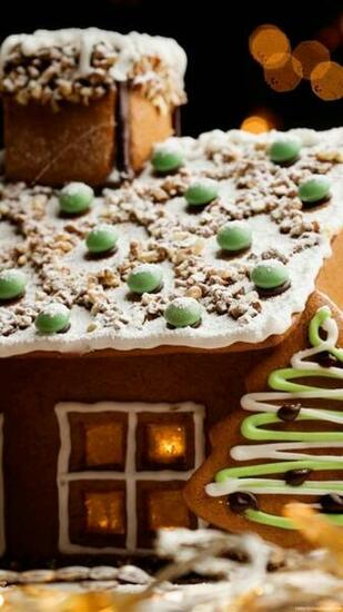 Christmas New Year Holiday Food Wallpaper HD