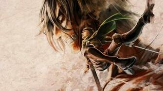 HD Wallpaper Shingeki No Kyojin Titanes Eren Mikasa