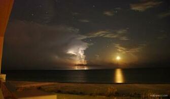 Storm In The Distance Widescreen Wallpaper