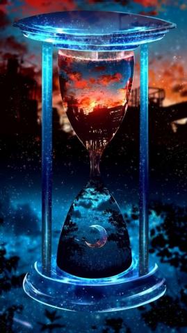 Mysterious Time Dark Art Photography Galaxy Anime Scenery