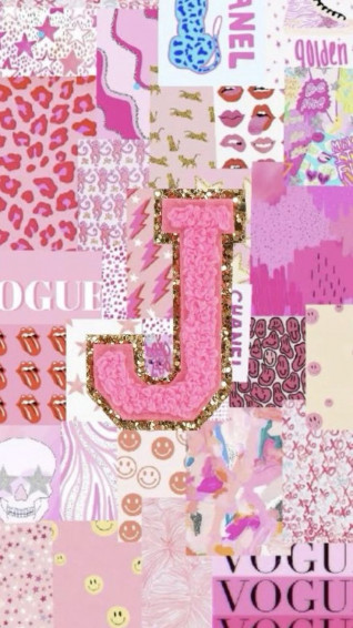 J Wallpaper iPhone Preppy