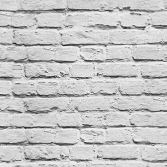 Wallpaper With Faux Painted Brushed Brick White Grey Stone