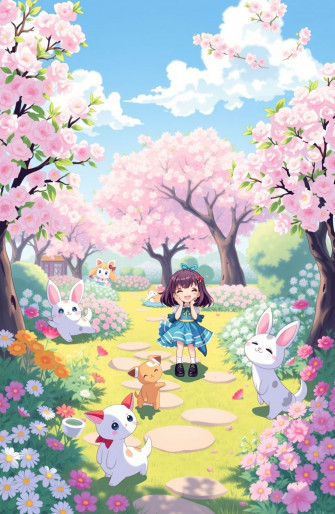 Gacha Life Spring Wallpaper