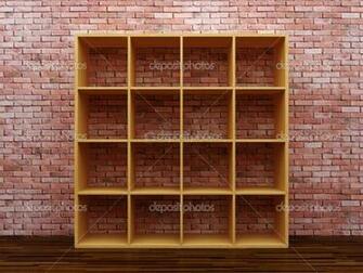Empty Bookshelf Background