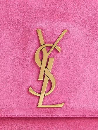 Luxury Brands Ysl Yves Saint Laurent Logo 3d Gold Metallic Decal Wallpaper