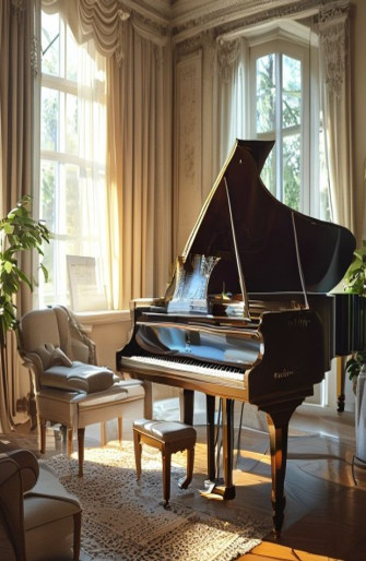 Grand Piano Wallpaper