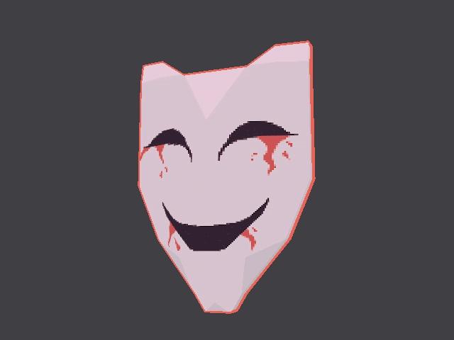Risk Of Rain Happy Mask Low Poly By Kamiwasa