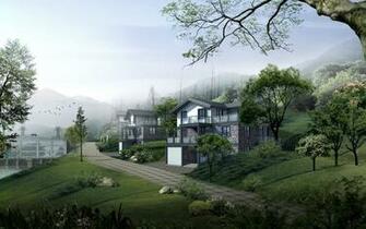 Village Wallpaper Stock Photos And