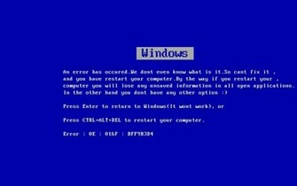 Windows Blue Screen Of Death Wallpaper Art HD