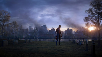 Marvel S Spider Man HD Wallpaper Dusk City Silhouette