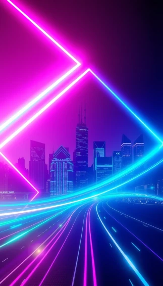 Neon 4k Phone Wallpaper
