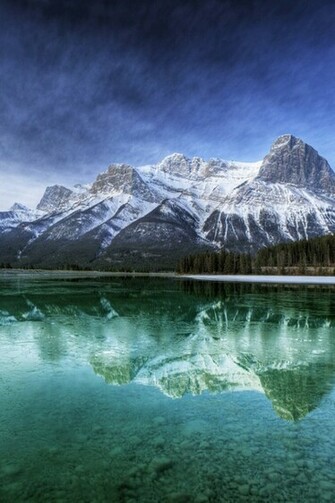 Mountain Lake Scenery Simply Beautiful iPhone Wallpaper
