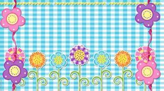 Flowery Country Background