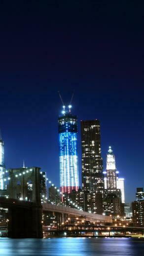 Bridge New York City Night Lights Wallpaper Wallpaperbyte