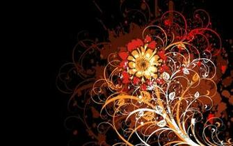 Brown Orange Background Black Superior Wallpaper HD
