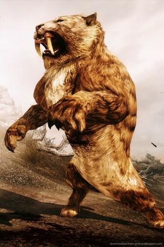 Back Gallery For Saber Tooth Tiger Wallpaper