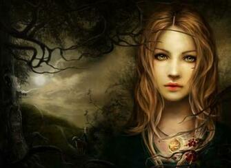 Witch Wallpaper Pagan Fantasy Good Night Painting