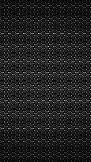 Dark Hexagon Background Texture iPhone Wallpaper And