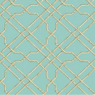 Wallpaper Eastern Influence Bamboo Trellis