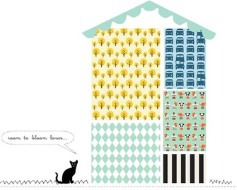 Ferm Living Dolls House Wallpaper Room To Bloom