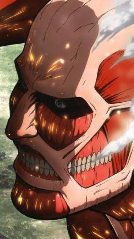 Attack On Titan Wallpaper Eren And Colossal