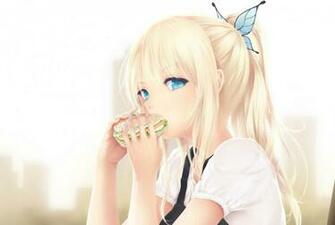 Kashiwazaki Sena Girl Anime Face Sandwich Stock Photos