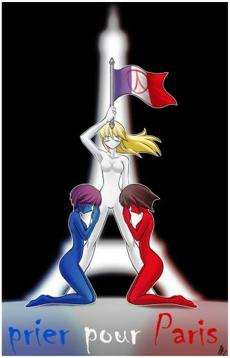 Pray For Paris By Mauroz