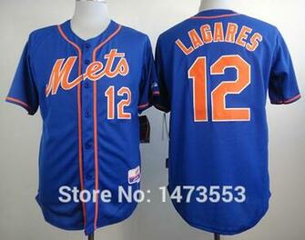 Calda New York Mets Juan Lagares Jersey Blu Alternate Ny
