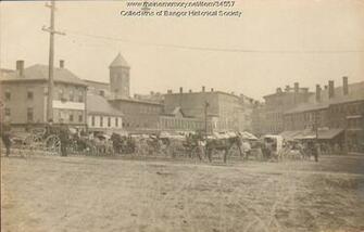 Maine Memory Network Haymarket Square Bangor Ca