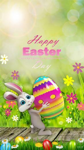 iPhone Happy Easter Background