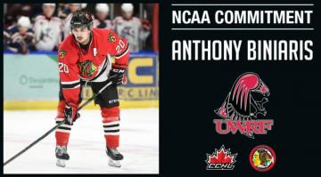 Commitment Biniaris Commits To Ncaa University Of Wisconsin
