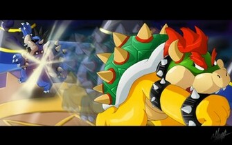 Bowser Vs Dark Wallpaper S Last Punch By Hugo