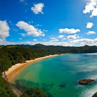 Beautiful Beach New Zealand iPad Wallpaper
