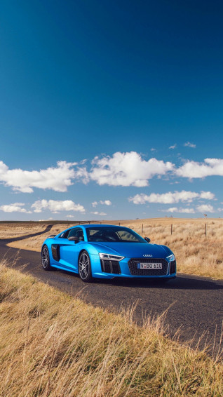 Audi R8 V10 Plus Phone Wallpaper