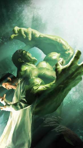 Bruce Banner Turning Into The Hulk Mobile Wallpaper