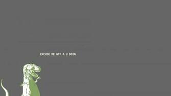 Screenheaven Tyrannosaurus Rex Grey Background Meme