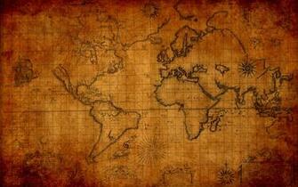 Old World Map Desktop Wallpaper Image