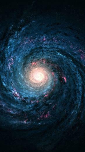 HD Galaxy iPhone Wallpaper