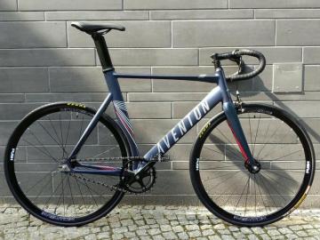 Aventon Mataro Midnight Blue Aero Fixie Bike Single Speed