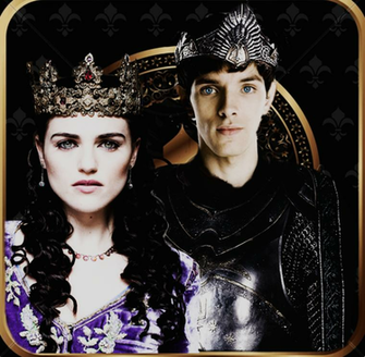 A King And His Queen Colin Morgan Photo