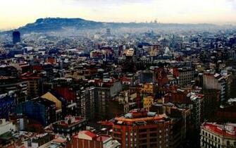 Barcelona City Spain Pixel HD Wallpaper
