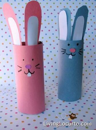 Easter Paper Crafts For Kids Toilet Roll Craft