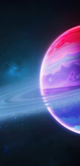 Planetary Ring Mobile Wallpaper Digital Art HD Walls